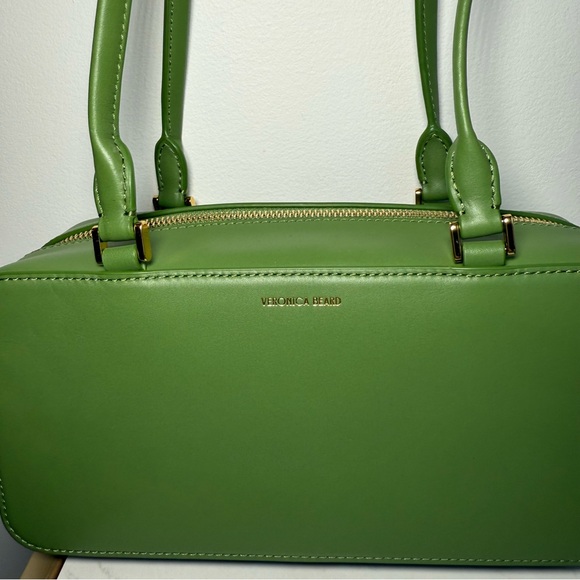 Veronica Beard Boxy Shoulder Bag Lemongrass - Picture 3 of 6